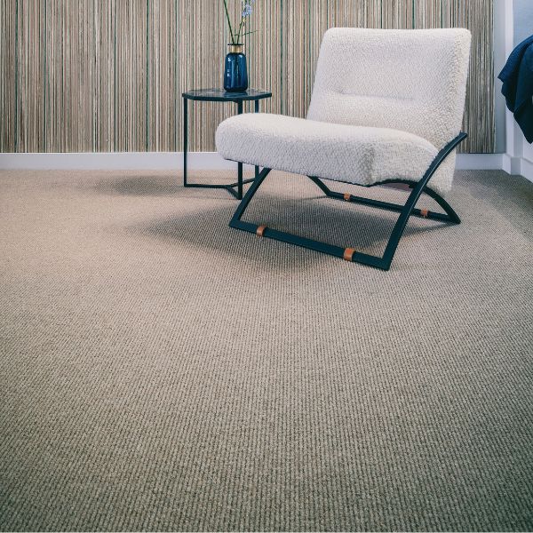 Balsan So Wool villamatto, 100 % villa, 6 väriä, kokolattiamatto, kantattu irtomatto